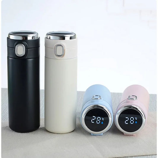 Travel Coffee Mug Water Cup Stainless Steel Thermos Tumbler Cups Vacuum Flask Thermos Bottle Thermal Cup - BuyWays